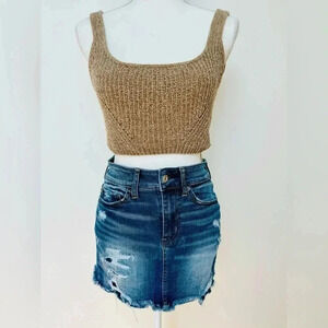 Nikkak Crop Tank Womens Size Medium